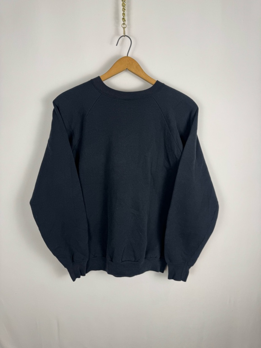 Vintage 90s Buck Forest Graphic Crewneck Men’s Black Sweater with Buck Print - Picture 6 of 7